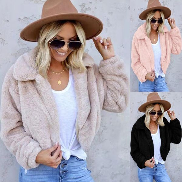 fashion faux fur women short coat warm soft zipper fur jacket female plush overcoat casual outerwear 2019 autumn winter, Black;brown
fashion faux fur women short coat warm soft zipper fur jacket female plush overcoat casual outerwear 2019 autumn winter, Black;brown