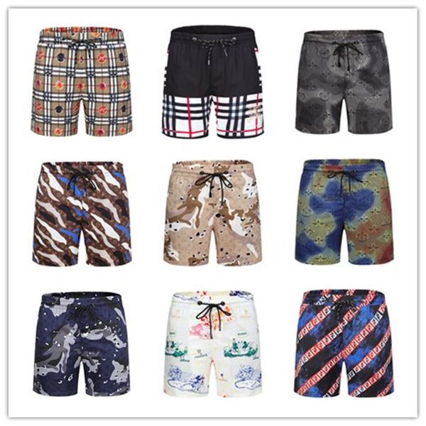 2020 new designer men's beach short mens fashion designer beach pants running men's luxury shorts jogger pants swim board shorts m, White;black