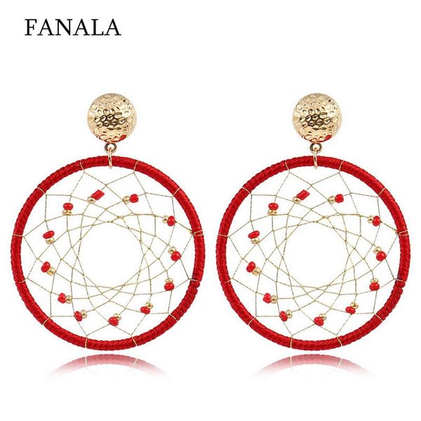 geometric circle hollow weave net drop earring women fashion jewelry gift, Silver 
geometric circle hollow weave net drop earring women fashion jewelry gift, Silver