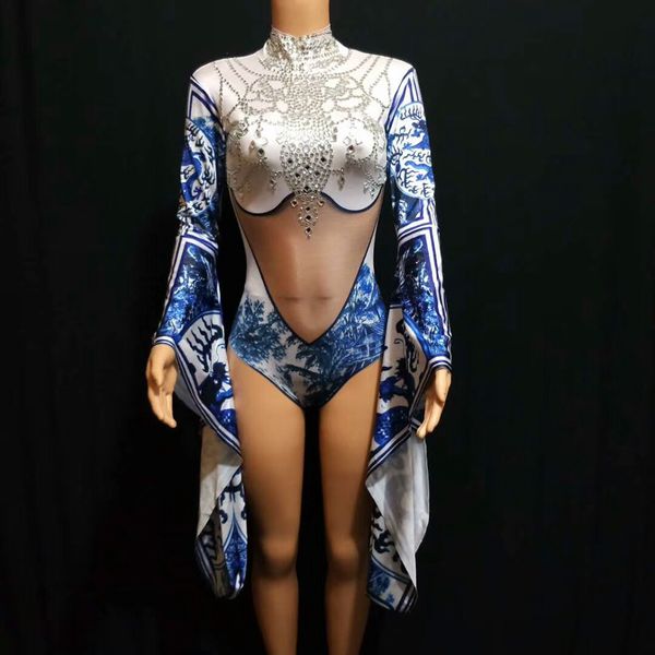 silver glisten crystals bodysuit big sleeves chinese style performance outfit party blue and white porcel costume dance clothing, Black;red
silver glisten crystals bodysuit big sleeves chinese style performance outfit party blue and white porcel costume dance clothing, Black;red