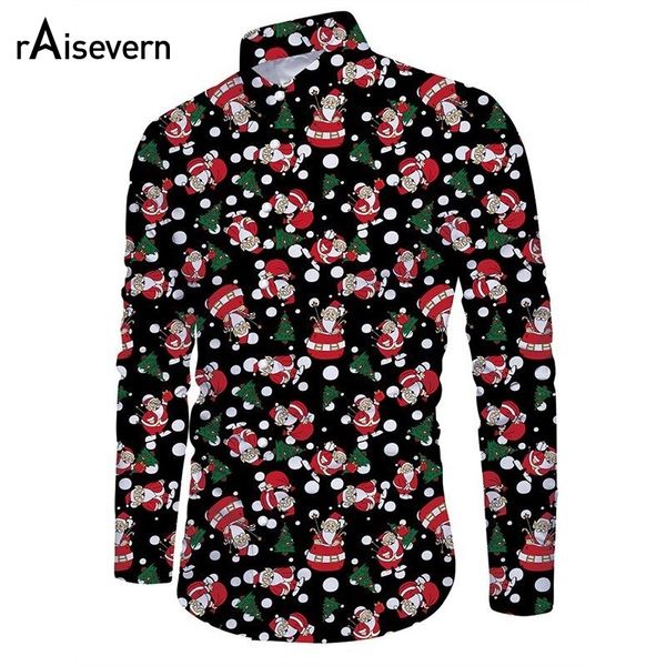 2019 fashion santa claus printed man casual shirts fashion classic men dress shirt men's long sleeve brand clothing dropshop, White;black
2019 fashion santa claus printed man casual shirts fashion classic men dress shirt men's long sleeve brand clothing dropshop, White;black