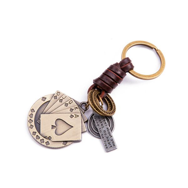 creative diy genuine leather hanging alloy accessory leather keychain selling car key ring manufacturers direct selling
creative diy genuine leather hanging alloy accessory leather keychain selling car key ring manufacturers direct selling