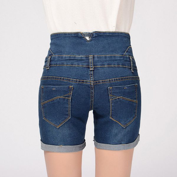 women high waist denim jeans shorts summer loose thin elastic waist short pants ks-shipping, White;black
women high waist denim jeans shorts summer loose thin elastic waist short pants ks-shipping, White;black