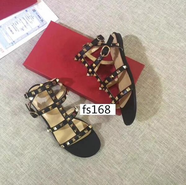women's flats casual sandals leather beach shoes woman sandals slippers summer ladies flip-flops rivet sandalssize 36, Black
women's flats casual sandals leather beach shoes woman sandals slippers summer ladies flip-flops rivet sandalssize 36, Black