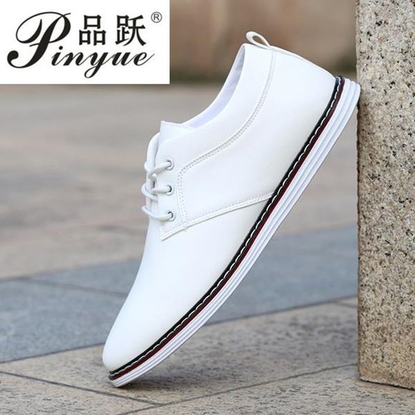 autumn winter men shoes breathable men's casual shoes pu leather flat lace-up man comfortable outdoor white sneakers, Black
autumn winter men shoes breathable men's casual shoes pu leather flat lace-up man comfortable outdoor white sneakers, Black