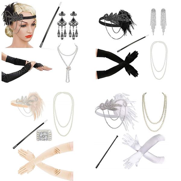 headpiece charleston costume accessories 1920s headband flapper great gatsby wedding hair accessories bride hair accessories, Golden;white
headpiece charleston costume accessories 1920s headband flapper great gatsby wedding hair accessories bride hair accessories, Golden;white