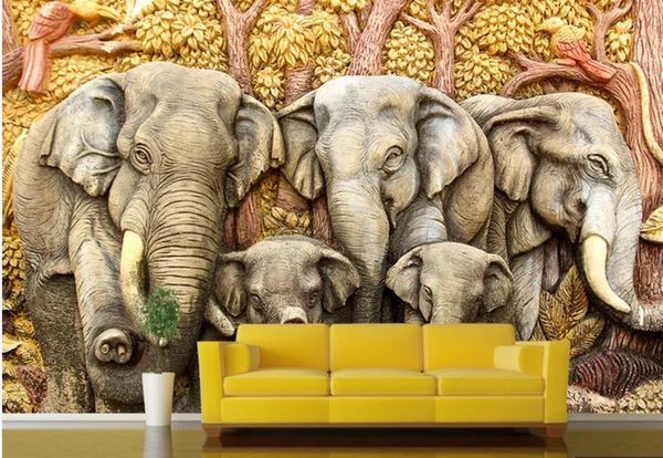3d wall murals wallpaper for walls 3 d oil painting relief elephant tv background custom p mural living room home decor on the wall
3d wall murals wallpaper for walls 3 d oil painting relief elephant tv background custom p mural living room home decor on the wall