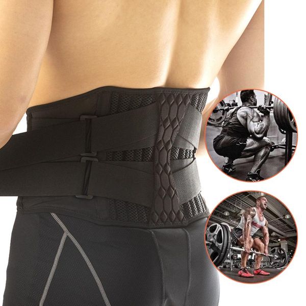 new back brace support corset belt lower lumbar waist support belt strong waist trainer sweat slim for sports pain relief, Black;gray
new back brace support corset belt lower lumbar waist support belt strong waist trainer sweat slim for sports pain relief, Black;gray