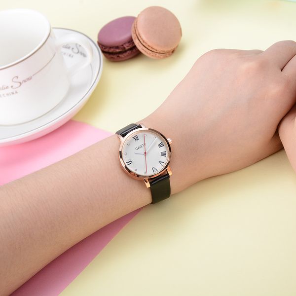gaiety watch women creative roman numeral dial fashion rose gold frame ladies quartz wrist watch zegarki damskie, Slivery;brown
gaiety watch women creative roman numeral dial fashion rose gold frame ladies quartz wrist watch zegarki damskie, Slivery;brown
