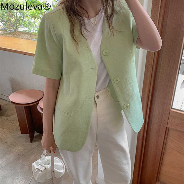 mozuleva office lady v-neck basic women blazer solid double breasted jacket 2020 summer minimalist cotton linen suit coat, White;black
mozuleva office lady v-neck basic women blazer solid double breasted jacket 2020 summer minimalist cotton linen suit coat, White;black