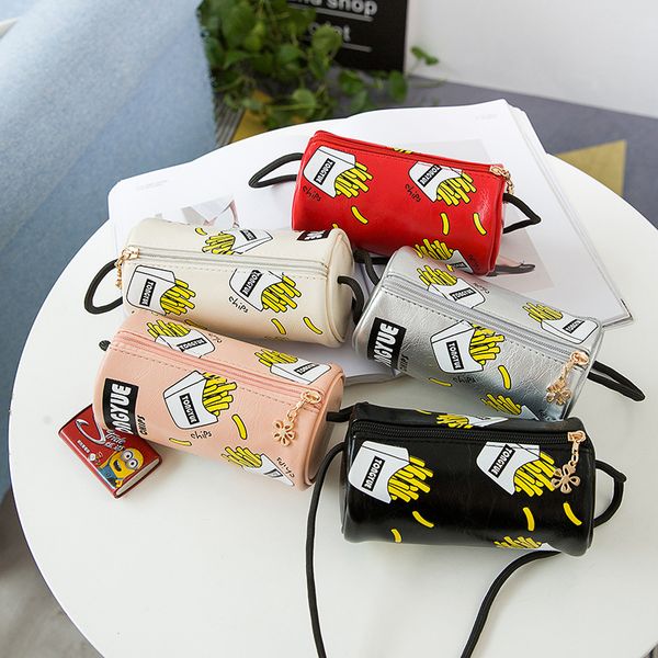 french fries chips bags kindergarten pu leather leisure bag french fries printing small bucket cylinder bag
french fries chips bags kindergarten pu leather leisure bag french fries printing small bucket cylinder bag
