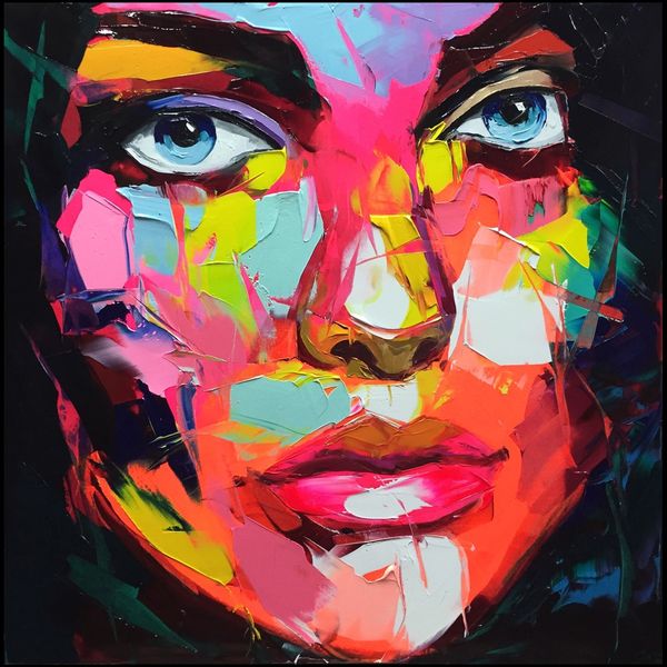francoise nielly palette knife impression home artworks modern portrait handmade oil painting on canvas concave and convex texture face098
francoise nielly palette knife impression home artworks modern portrait handmade oil painting on canvas concave and convex texture face098