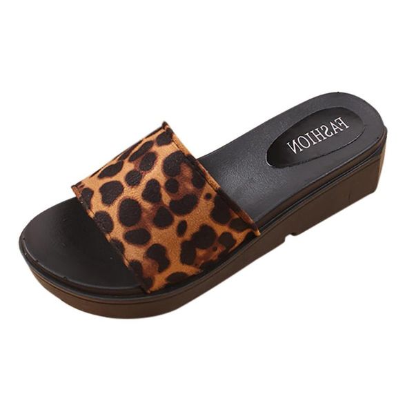 leopard slippers women's fashion shiny low heel shoes woman flat bottom non-slip platform summer bohemia cool beach slippers, Black
leopard slippers women's fashion shiny low heel shoes woman flat bottom non-slip platform summer bohemia cool beach slippers, Black