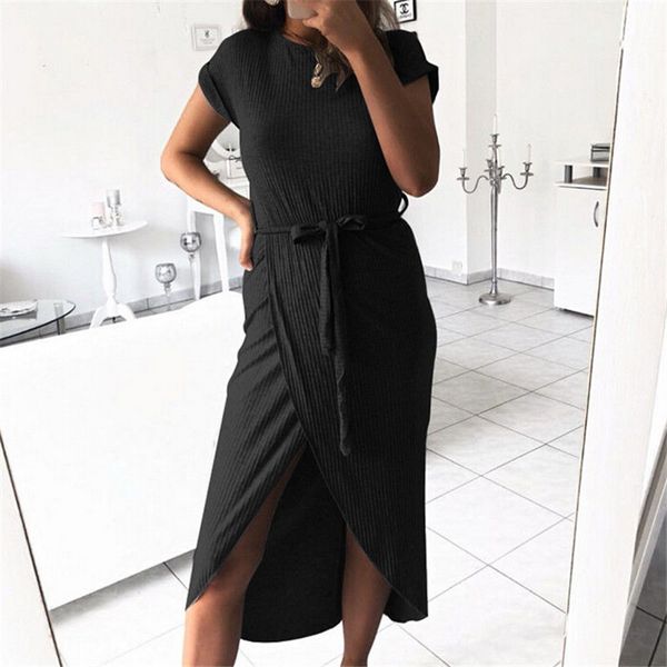 fashion women casual evening party dress formal short sleeve beach dresses holiday ladies boho pure color dresses vestidos, Black;gray
fashion women casual evening party dress formal short sleeve beach dresses holiday ladies boho pure color dresses vestidos, Black;gray
