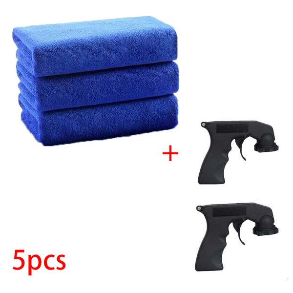 5pcs set car wash towel car universal sprayer self-spray sprayer handle pull trigger lock aerosol accessories
5pcs set car wash towel car universal sprayer self-spray sprayer handle pull trigger lock aerosol accessories