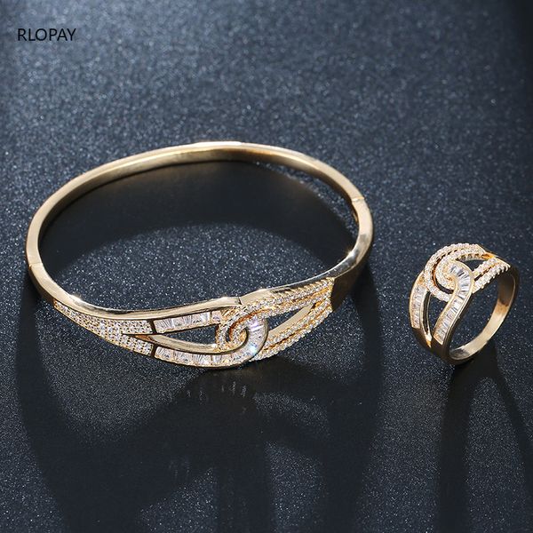 rlopay copper bangle ring sets fashion dubai silver bridal jewelry for women wedding brincos para as mulheres, Black
rlopay copper bangle ring sets fashion dubai silver bridal jewelry for women wedding brincos para as mulheres, Black