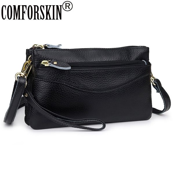 comforskin genuine leather women day clutches new arrivals double compartment ladies messenger bag large capacity female handbag
comforskin genuine leather women day clutches new arrivals double compartment ladies messenger bag large capacity female handbag