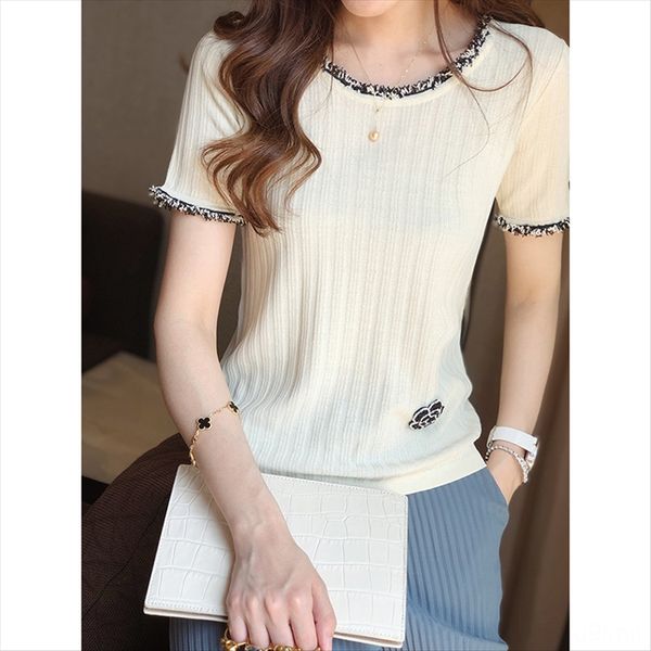 island breeze elegant camellia 2019 hundred-match round collar knitted short sleeve island breeze elegant camellia 2019 hundred-match round, White
island breeze elegant camellia 2019 hundred-match round collar knitted short sleeve island breeze elegant camellia 2019 hundred-match round, White