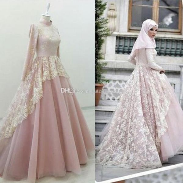 arabic dusty pink muslim evening dress elegant high neck long sleeves lace formal 2019 prom dresses vintage 1930s evening gowns for women, Black;red
arabic dusty pink muslim evening dress elegant high neck long sleeves lace formal 2019 prom dresses vintage 1930s evening gowns for women, Black;red