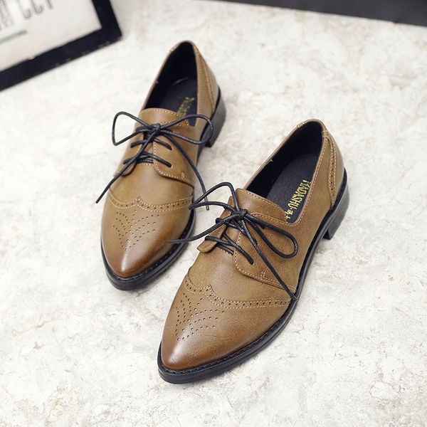2019 autumn women oxford shoes women pu leather flats shoes moccasins lace up loafers footwear female flat for, Black
2019 autumn women oxford shoes women pu leather flats shoes moccasins lace up loafers footwear female flat for, Black