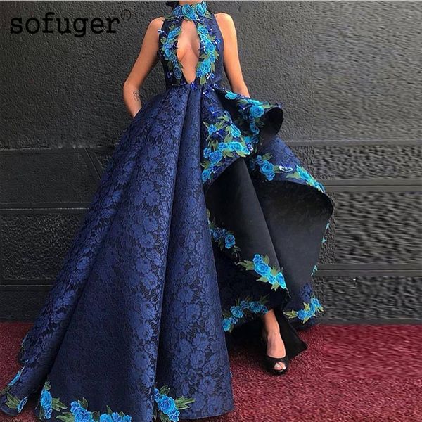 navy blue evening dresses sofuge blue flower lace appliques halter saudi arabic muslim special occasion formal women gown, White;black
navy blue evening dresses sofuge blue flower lace appliques halter saudi arabic muslim special occasion formal women gown, White;black