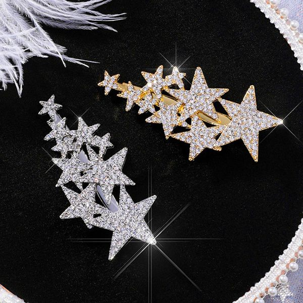 new shiny star barrettes rhinestone hairpins hair clip sweet headwear hair grip hair accessories for women girl wedding, Golden;silver
new shiny star barrettes rhinestone hairpins hair clip sweet headwear hair grip hair accessories for women girl wedding, Golden;silver