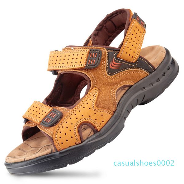 2020 new men's layer leather buckle beach shoes outdoor men's shoes beach sandals sandalias hombre c02, Black
2020 new men's layer leather buckle beach shoes outdoor men's shoes beach sandals sandalias hombre c02, Black