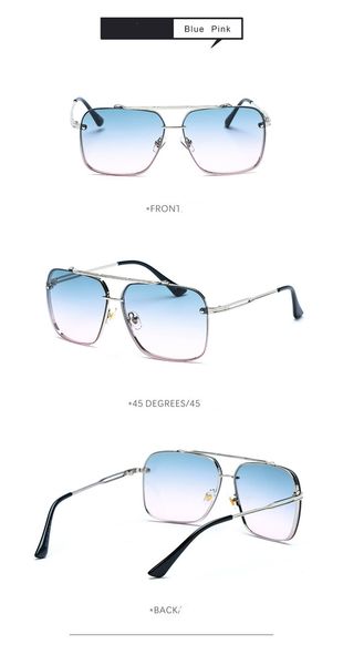 new fashion men metal vintage designer 400 sunglasses style square frameless case sunglasses lens with original uv nfeja, White;black
new fashion men metal vintage designer 400 sunglasses style square frameless case sunglasses lens with original uv nfeja, White;black