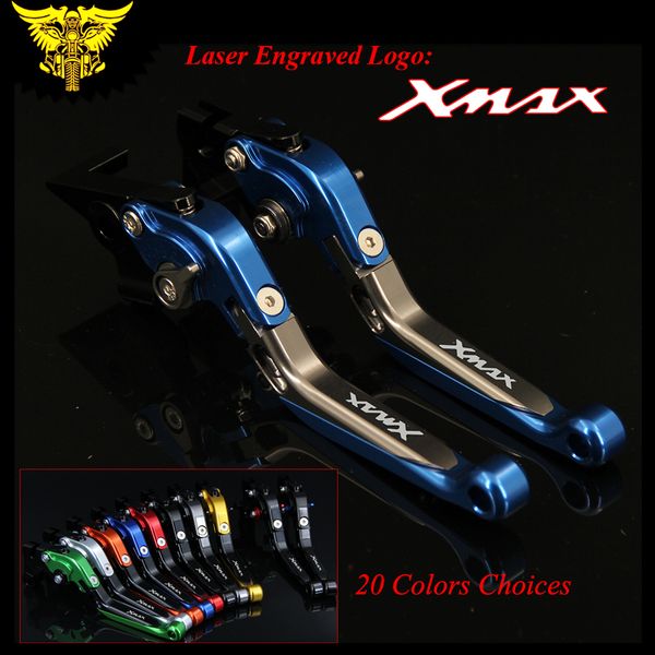 riderjacky 1 pair blue+titanium motorcycle folding extendable brake clutch levers for yamaha xmax 300 x-max 300 2017-2018
riderjacky 1 pair blue+titanium motorcycle folding extendable brake clutch levers for yamaha xmax 300 x-max 300 2017-2018