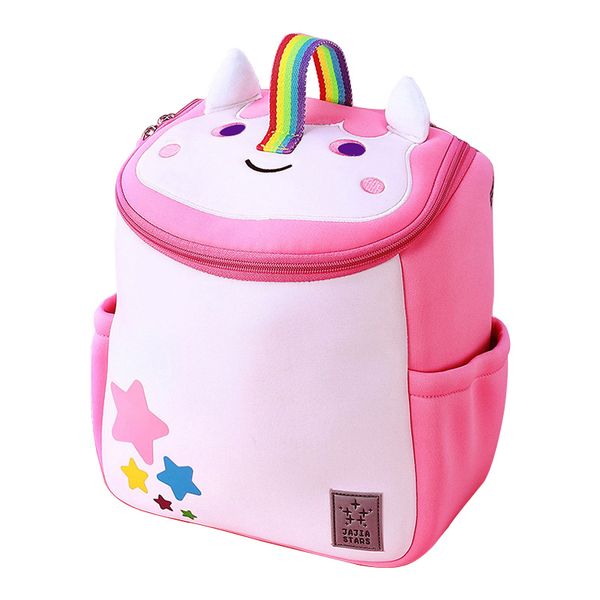 

pink 3d unicorn school bags for girls kindergarten kids school backpacks with handle cute animals schoolbag mochila escolar