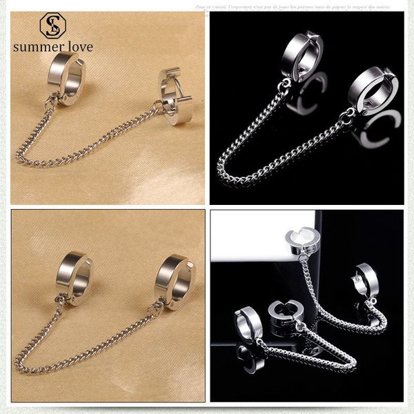 1pcs punk rock stainless steel clip on earring for women long tassel chain ear cuff earrings fashion clip jewelry, Silver
1pcs punk rock stainless steel clip on earring for women long tassel chain ear cuff earrings fashion clip jewelry, Silver
