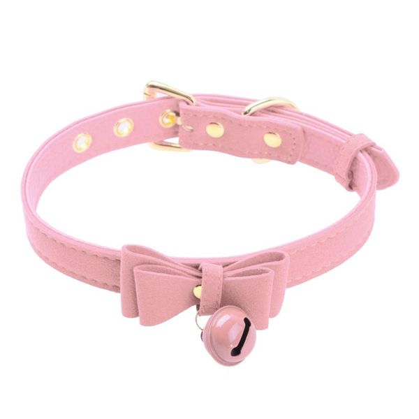 women girls fashion bow tie neck choker collar necklace with bell pu leather adjustable choker collar for halloween costumes, Silver
women girls fashion bow tie neck choker collar necklace with bell pu leather adjustable choker collar for halloween costumes, Silver
