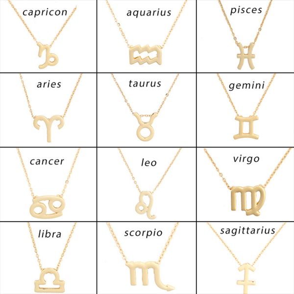 twelve constellation pendant necklaces for women charm gold color zodiac sign short clavicle necklace leo libra birthday jewelry, Silver
twelve constellation pendant necklaces for women charm gold color zodiac sign short clavicle necklace leo libra birthday jewelry, Silver