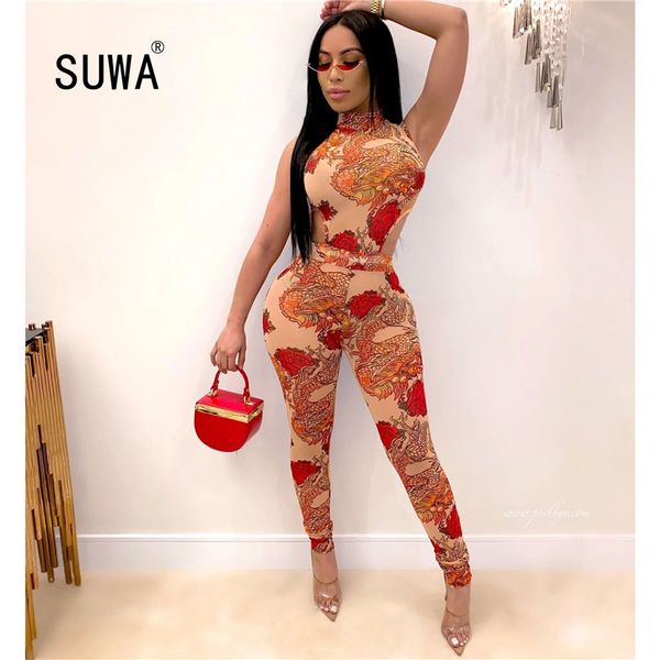 floral print hollow-out women's slim pencil jumpsuit stand collar sleeveless romper summer new design lady casual catsuit, Black;white
floral print hollow-out women's slim pencil jumpsuit stand collar sleeveless romper summer new design lady casual catsuit, Black;white