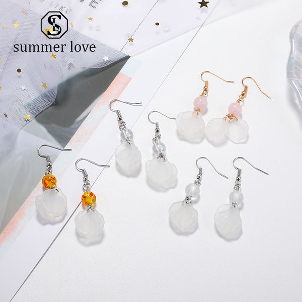 2019 fashion acrylic white petal dangle earrings for women bohemian gold silver long tassel copper earrings trend jewelry gift
2019 fashion acrylic white petal dangle earrings for women bohemian gold silver long tassel copper earrings trend jewelry gift