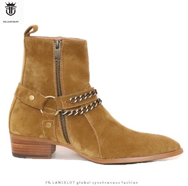 2020 genuine leather cross buckle ankle boots men shoes warm classic male casual motorcycle boot zapatos de hombre shoes men, Black
2020 genuine leather cross buckle ankle boots men shoes warm classic male casual motorcycle boot zapatos de hombre shoes men, Black