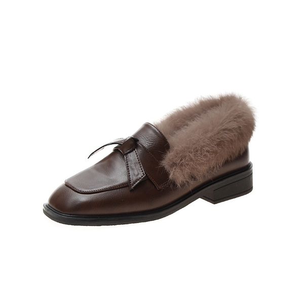 2019 new autumn and winter korean women's shoes retro fashion street shooting joker mao mao shoes, Black
2019 new autumn and winter korean women's shoes retro fashion street shooting joker mao mao shoes, Black