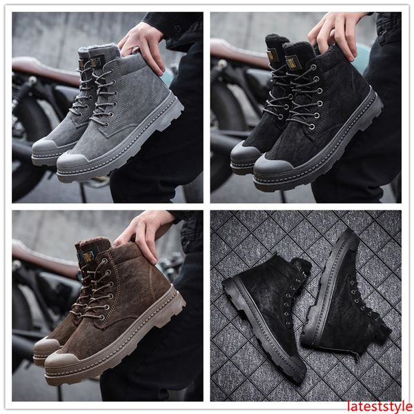 designer luxury mens boots winter boots 2019 fashion black grey military triple martin boots size 38-44 4302
designer luxury mens boots winter boots 2019 fashion black grey military triple martin boots size 38-44 4302