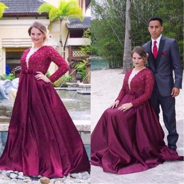 mother of the groom dresses deep v-neck with long sleeve burgundy a-line 2019 evening party gowns vestido de festa de casamento, Black;red
mother of the groom dresses deep v-neck with long sleeve burgundy a-line 2019 evening party gowns vestido de festa de casamento, Black;red