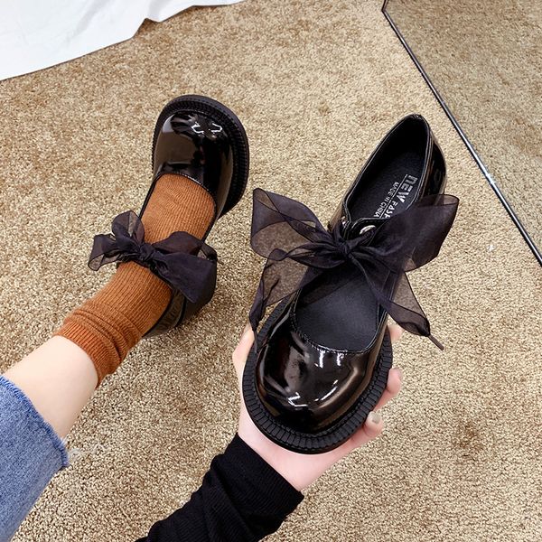 shoes woman flats 2020 fashion women's oxfords round toe shallow mouth all-match casual female sneakers dress modis leather new, Black
shoes woman flats 2020 fashion women's oxfords round toe shallow mouth all-match casual female sneakers dress modis leather new, Black