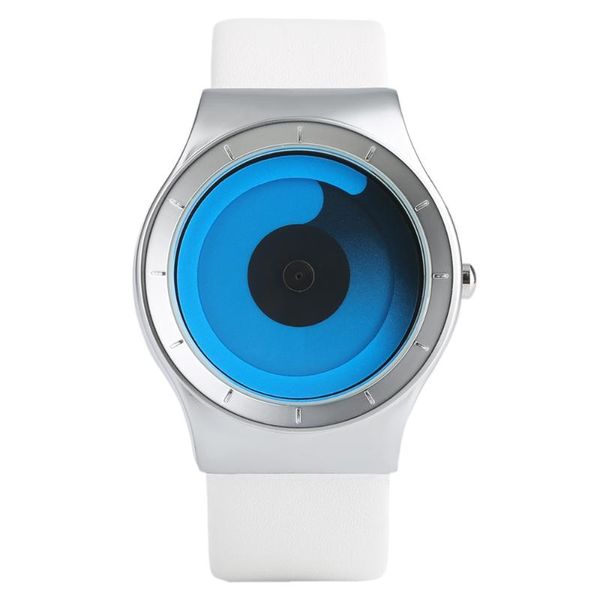 creative men's watches turntable blue swirl pointer fashion minimalist style couple gifts clock male female wristwatches, Slivery;brown
creative men's watches turntable blue swirl pointer fashion minimalist style couple gifts clock male female wristwatches, Slivery;brown