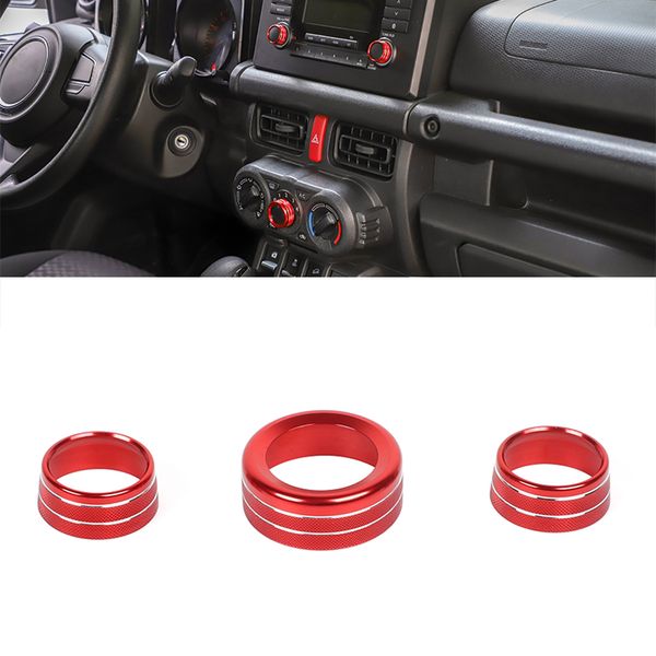 audio/air conditioning switch knob decorative ring for jimny 2019+ car interior accessories aluminum alloy car styling
audio/air conditioning switch knob decorative ring for jimny 2019+ car interior accessories aluminum alloy car styling