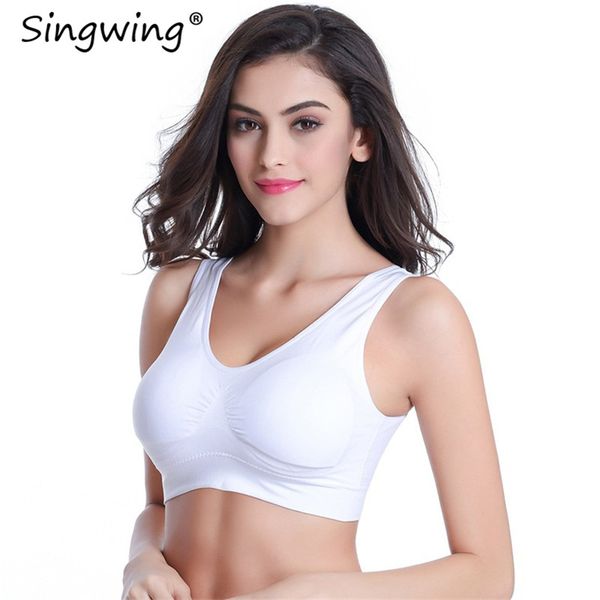 Singwing Comfortable Seamless Bra Two Layer With Free Movable Sponge Sexy Bra Leisure Women Bra Bargain Sale White Black
Singwing Comfortable Seamless Bra Two Layer With Free Movable Sponge Sexy Bra Leisure Women Bra Bargain Sale White Black