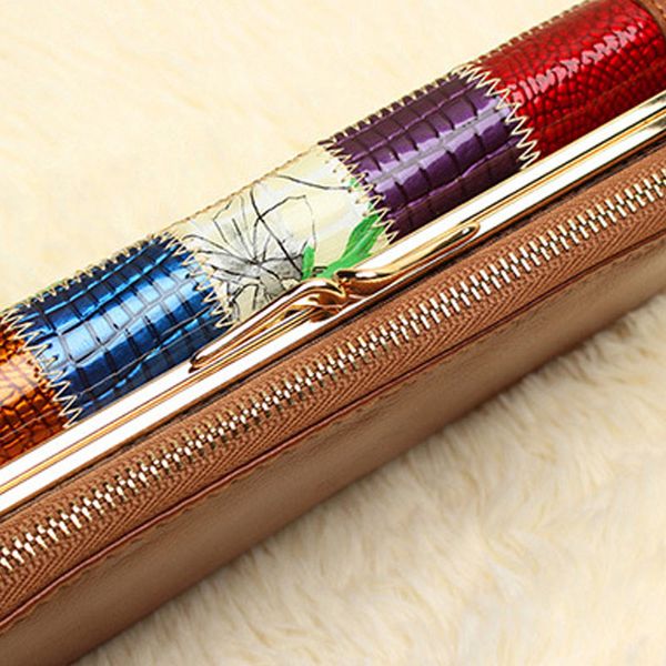 fashion women 3 fold genuine leather wallet patchwork hasp coin pocket clutch wallets purse -opk, Red;black
fashion women 3 fold genuine leather wallet patchwork hasp coin pocket clutch wallets purse -opk, Red;black