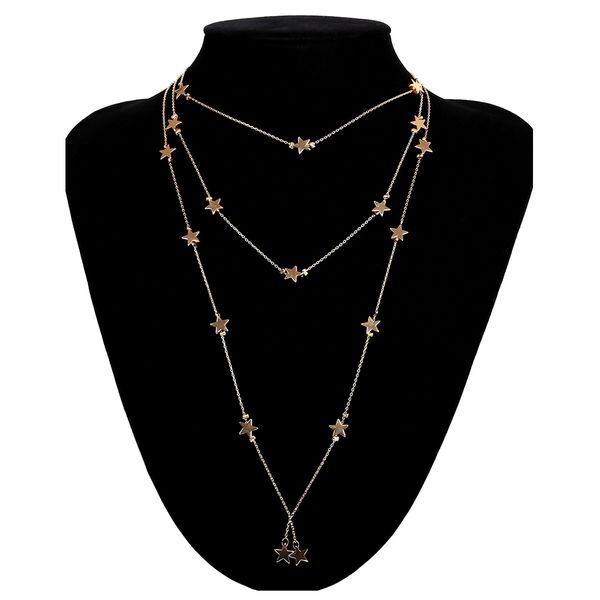fashion women lady elegant star pendant chain beach chocker necklace simple party dress necklaces jewelry gold silver necklace
fashion women lady elegant star pendant chain beach chocker necklace simple party dress necklaces jewelry gold silver necklace