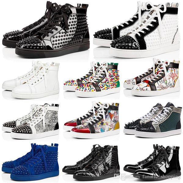 designer shoes men women chaussures studded spike sneakers triple black white red leather suede flat bottoms casual shoe 36-47 vintage
designer shoes men women chaussures studded spike sneakers triple black white red leather suede flat bottoms casual shoe 36-47 vintage