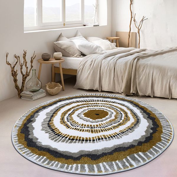 modern style 3d pattern growth ring round shaped coffee table floor mat. ins popular decoration area rug, villa rug
modern style 3d pattern growth ring round shaped coffee table floor mat. ins popular decoration area rug, villa rug
