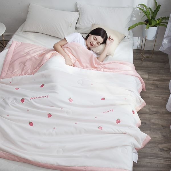 natural high-quality tencel embroidery summer small fresh series duvet quilt quilts thin comforter throw blankets 1pc #sw
natural high-quality tencel embroidery summer small fresh series duvet quilt quilts thin comforter throw blankets 1pc #sw