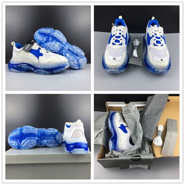 2019 luxury paris triple s running shoes white blue fashion designer luxe new mens women casual clunky sneakers
2019 luxury paris triple s running shoes white blue fashion designer luxe new mens women casual clunky sneakers
