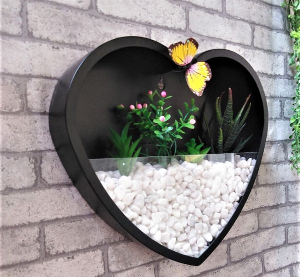 brief wall vase iron art solid color heart-shaped artificial flower colored stone holder hanging vases home party decoration
brief wall vase iron art solid color heart-shaped artificial flower colored stone holder hanging vases home party decoration
